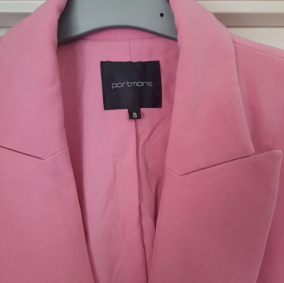 Barbie pink double breasted blazer sz 8 - Picture 3 of 7